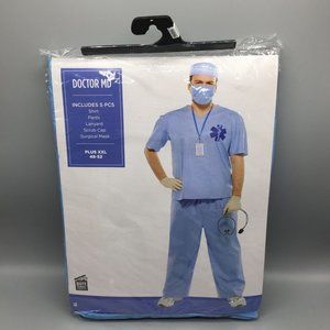 Halloween Men's Lightweight Disposable DR MD Costume XXL 48-42